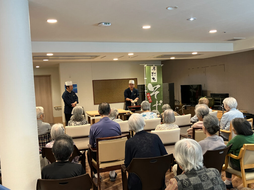 手打ちそば実演会