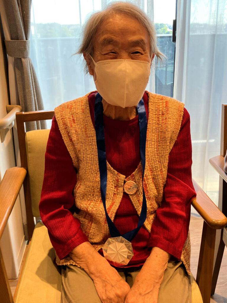 運動会で表彰式