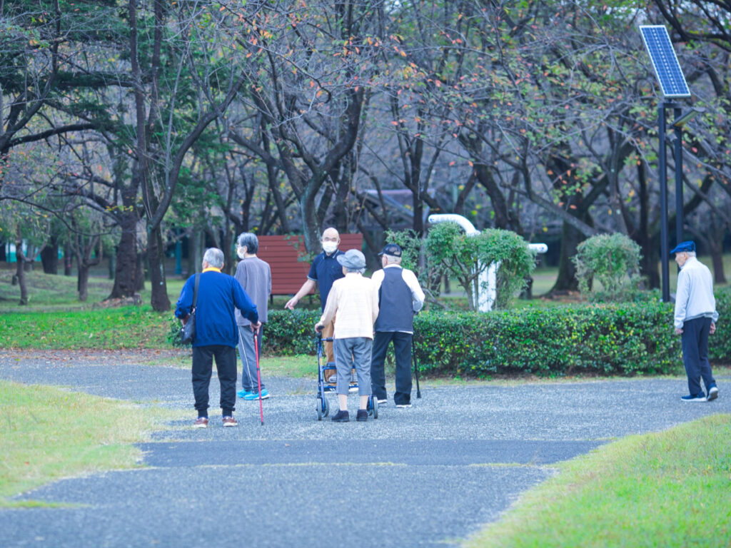 彩の森入間公園でウォーキング