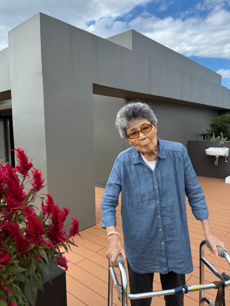 屋上散歩